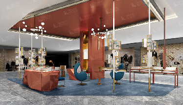 “现代+复古”珠宝店设计，诠释空间新体验！ 