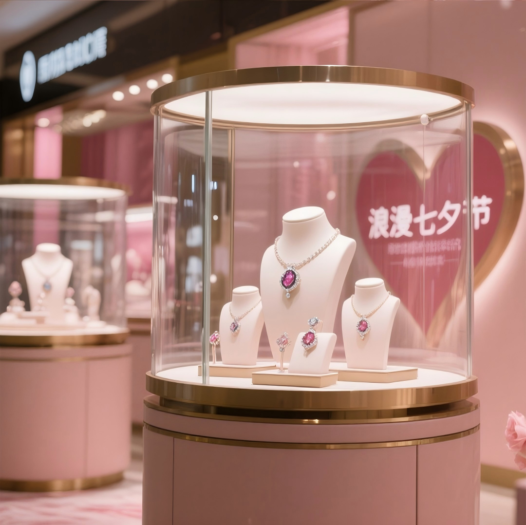 融润展柜丨情定七夕，为爱发光 